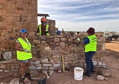 The wall is looking really good.