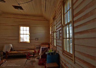 Inside the school building - (now used for storage)