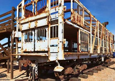 Roof fitted over new timbers