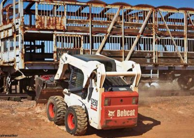 Preparing a base for the temporary scaffold