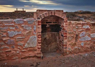 Eastern wall of Moffatts house