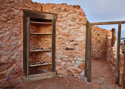 Original shelving in the Lounge