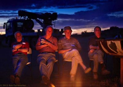 Tired but happy after a successful rail truch installation