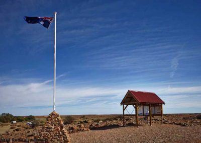 The Farina ANZAC memorial site which overlooks the camping and van site