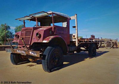 One of Tom Cruse's mail delivery trucks