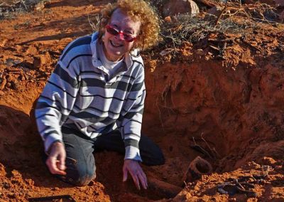 Colynette Patrick loves digging for "treasure"