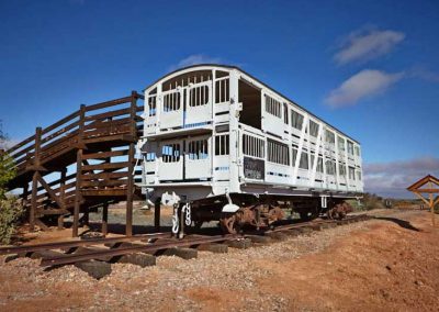 First inspection of the sheep waggon