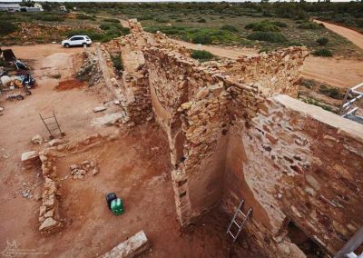 New wall connects to the old