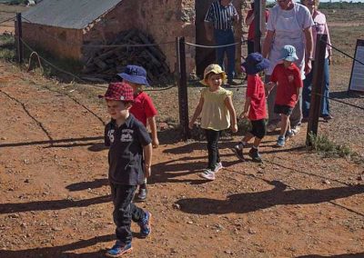 Children after bakery inspection.
