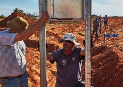 The distribution panel goes up