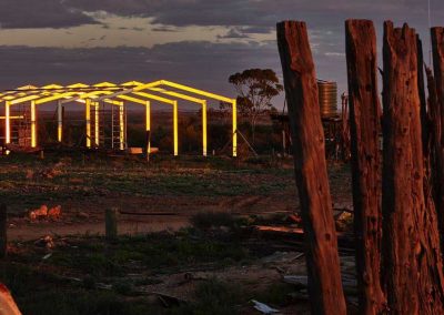 Shed at dawn from the Angels Rest