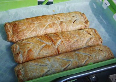 First pasties out of the new bakery van