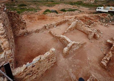 View from the scaffold