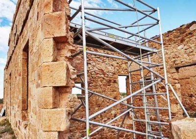 Front wall from Northern corner