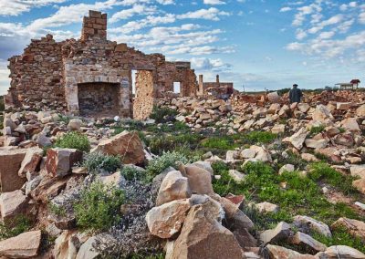 Back view from the West corner