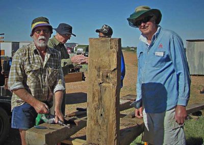 Iggy and Trevor of the construction team