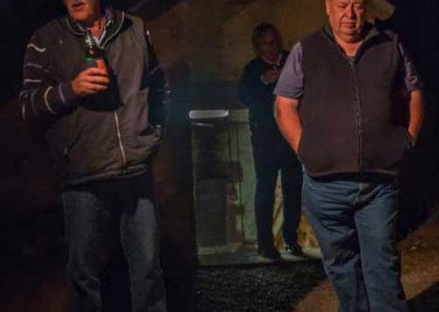 During speeches and thanks