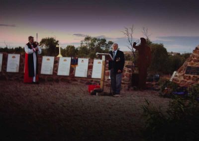 Tom Harding (Convener) addresses the gathering