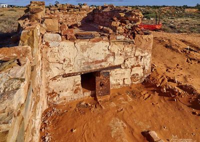 Oven in mid july 2017 after more excavation.