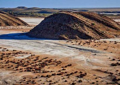 Farina Lakes country - lake floor