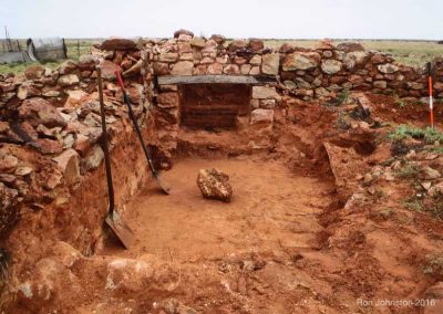 A stove built by A Simpson & Son in Adelaide was found in the second room at the site.