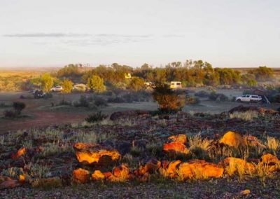 Camping ground from ANZAC memorial
