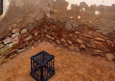 Re-pointing in progress