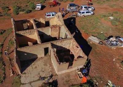 Fettler's cottage from the West.