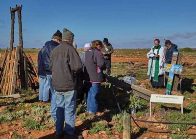 Blessing of the church site