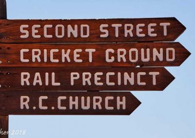 New signage colours for better visibility and life.