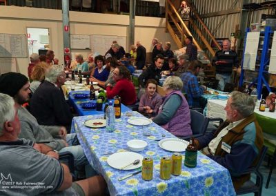 Wednesday dinner in the shed