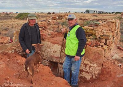 Vic and Ron with the new (Old) oven face
