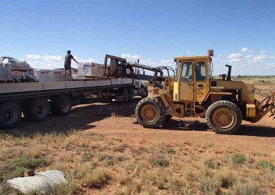 Unloading hebelcrete