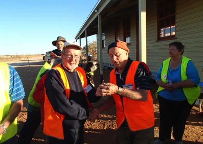 Steve hands Tom the keys
