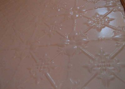 Lower wall pressed steel cladding