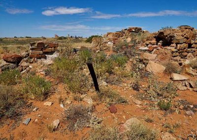 Suspect site viewed from the East