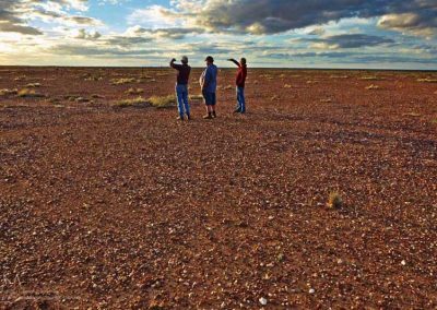 Looking West from the Farina cemetery