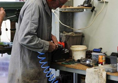 Workshop manufacture of souvenires.
