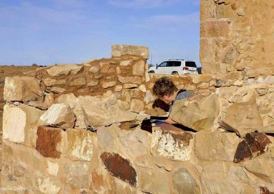 Repointing rear Eastern wall of Transcontinental